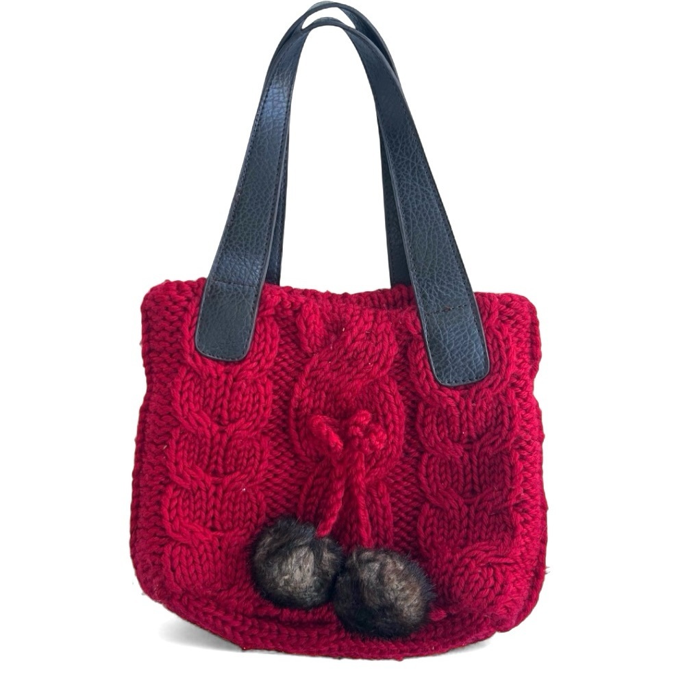 Vintage Y2K crochet mini purse